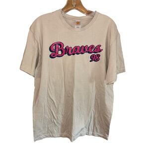 Graphic Tees Braves 98 Morgan Wallen cotton t-shirt (large)